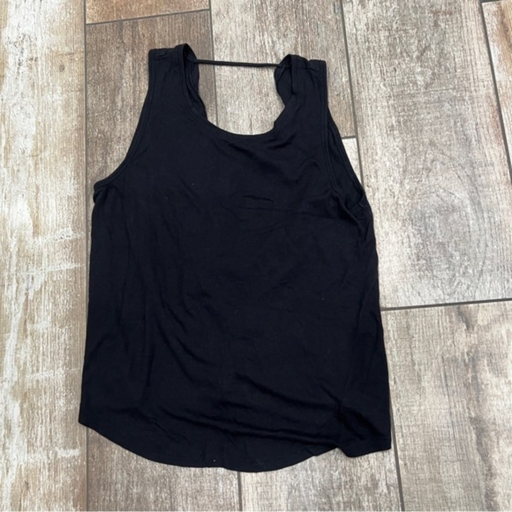 Athleta | Black Open Back Tank